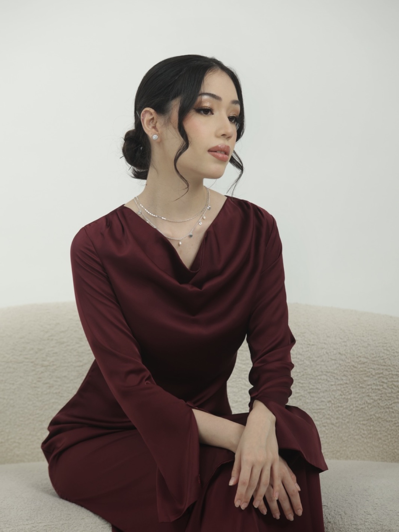 Etherea Dress in Sangria, image 5 of 5